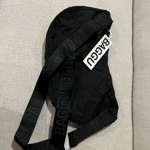 Baggu medium black crescent bag